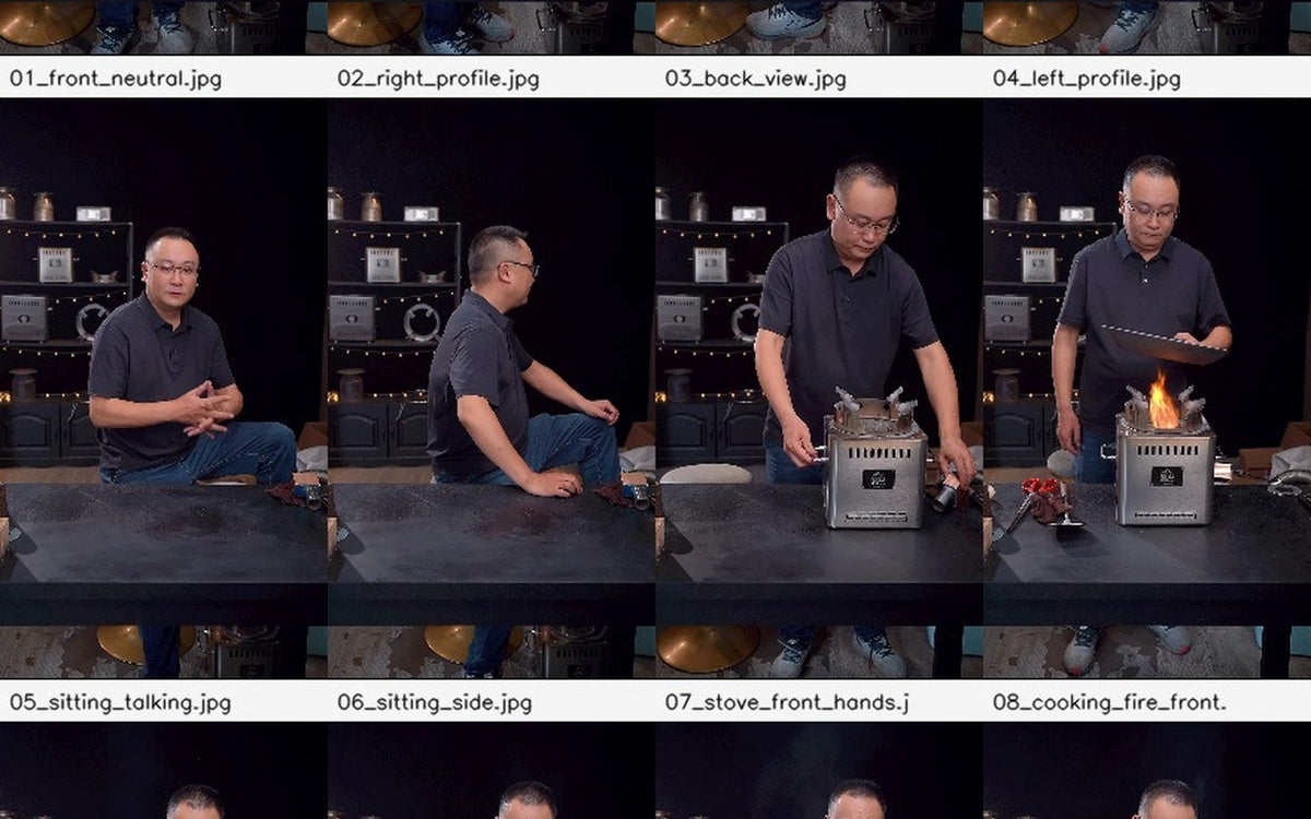 Hillrein wood stove for cooking showing the Zhengtu in a real outdoor meal setup instead of a short flame-only burn