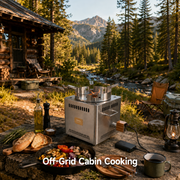 Hillrein Boulder Wood Gasifier Stove