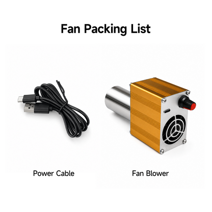 Airflow Fan for HillRein Trail Series Gasifier Stove