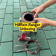 HillRein Ranger Portable Wood Gasifier Stove for Camping & Outdoor Cooking