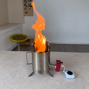HillRein Ranger Portable Wood Gasifier Stove for Camping & Outdoor Cooking